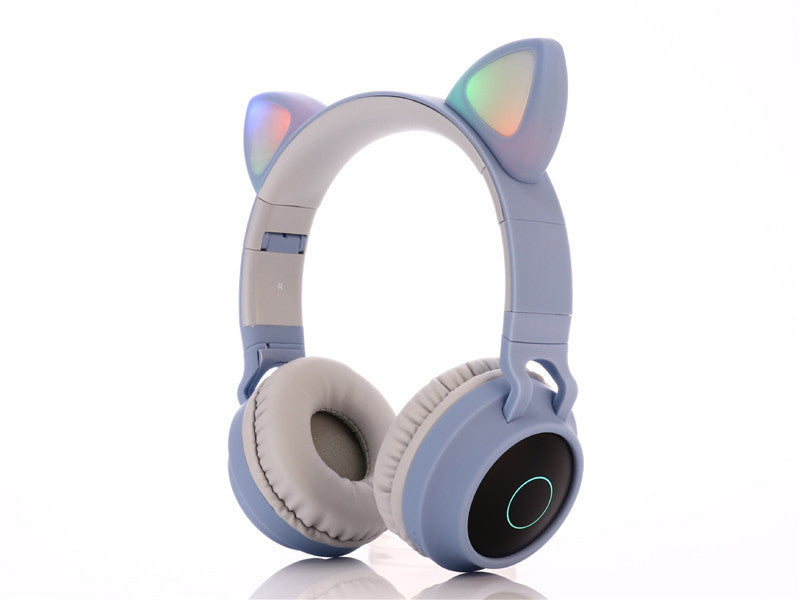 Wireless Bluetooth Gaming Headset with Adorable Cat Ears