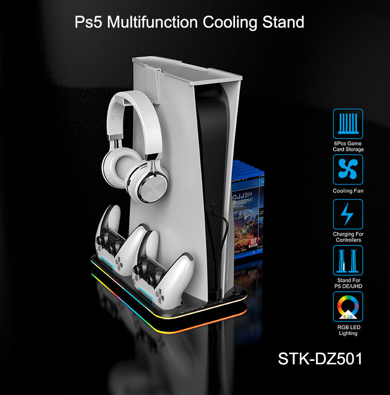 Stay Cool During Every Battle – PS5 Cooling Base Stand