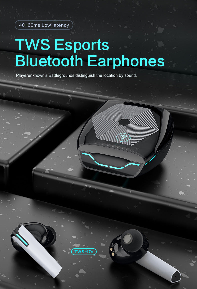 Wireless Gaming Headset with Low Latency and Luminous Glow