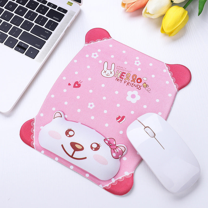 Work Happy – Cute and Comfy Adorable Mouse Pad