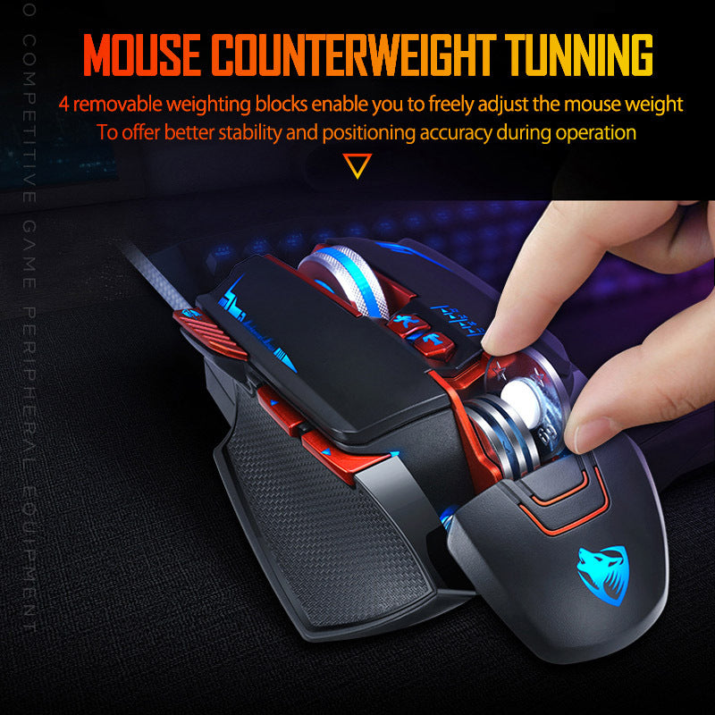 Thunder Wolf V9 Gaming Mouse – Precision Power for Every Move