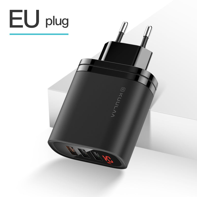 Compact 3-in-1 Fast Charger – Charge More, Wait Less