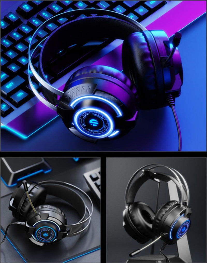 Vibrant 7.1 Gaming Headphones with Mic for Pro Gamers