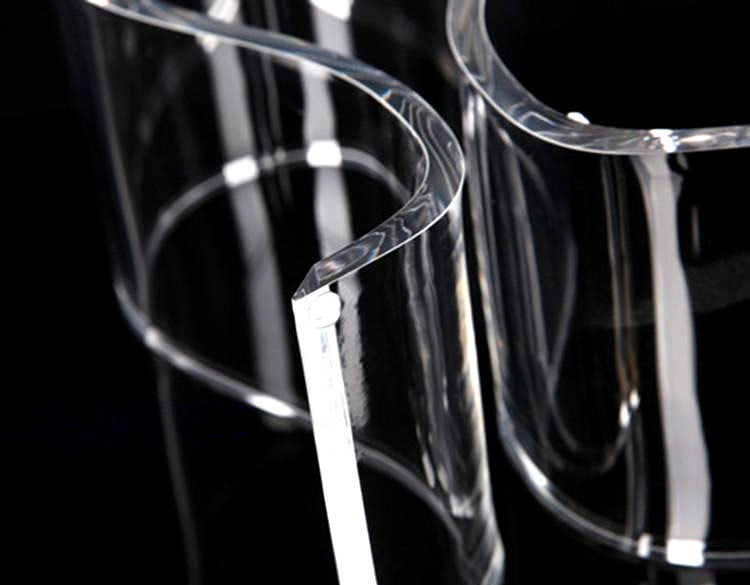 Crystal Clear Acrylic Headphone Stand for a Sleek Display