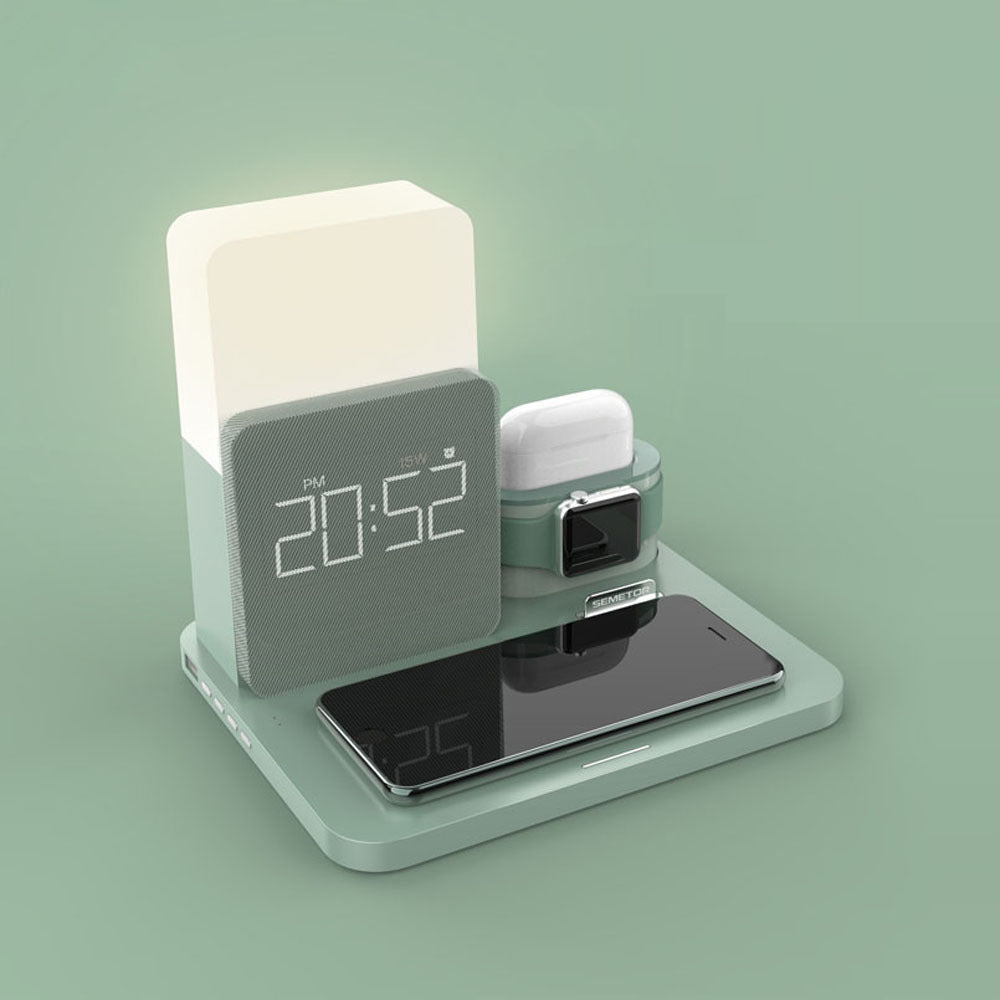 All-in-One Qi Wireless Charging Dock for Everyday Devices