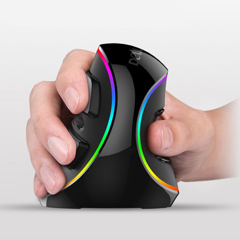 Ergonomic Vertical Gaming Mouse for Comfortable All-Day Work & Play