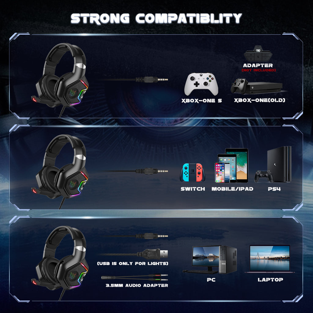 Pro Gaming Headphones with Mic – ONIKUMA K10