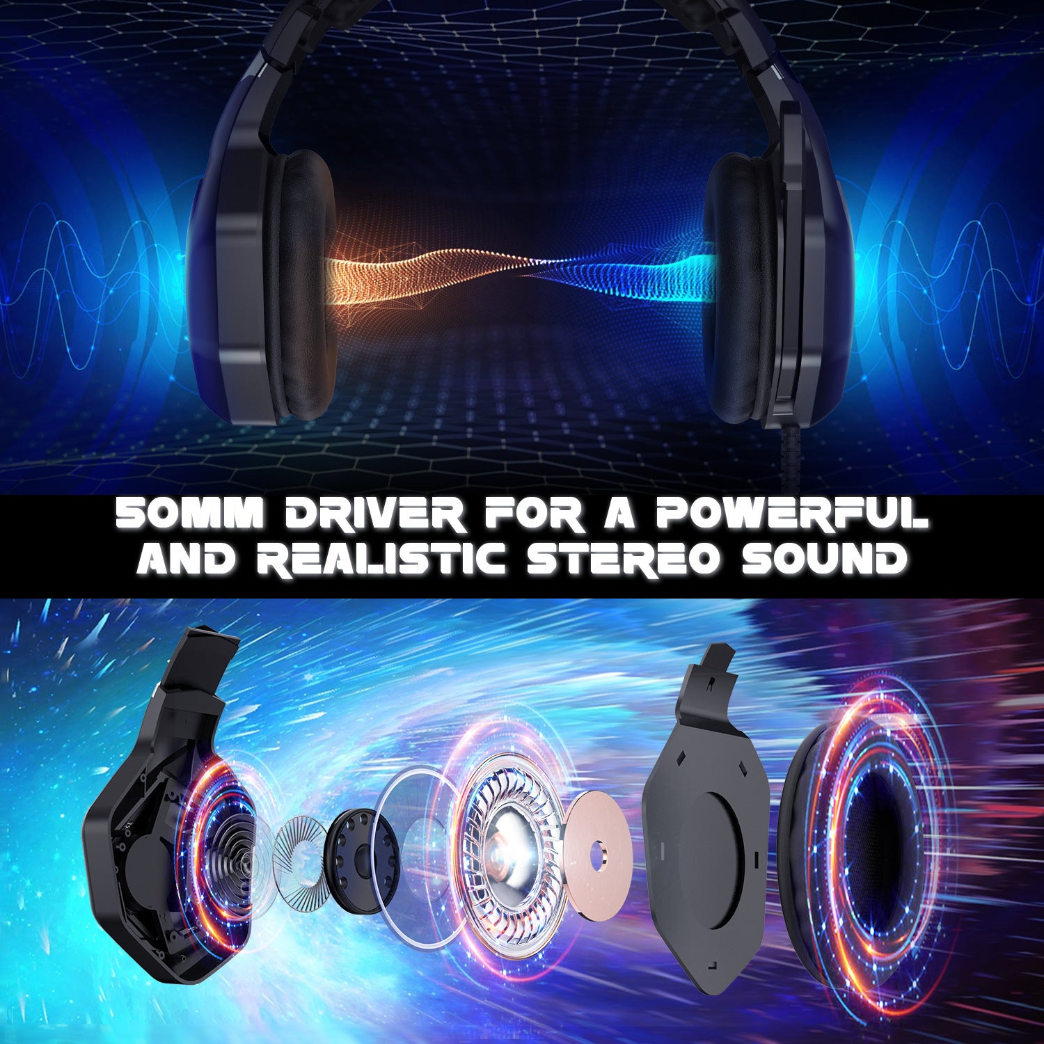 Pro Gaming Headphones with Mic – ONIKUMA K10