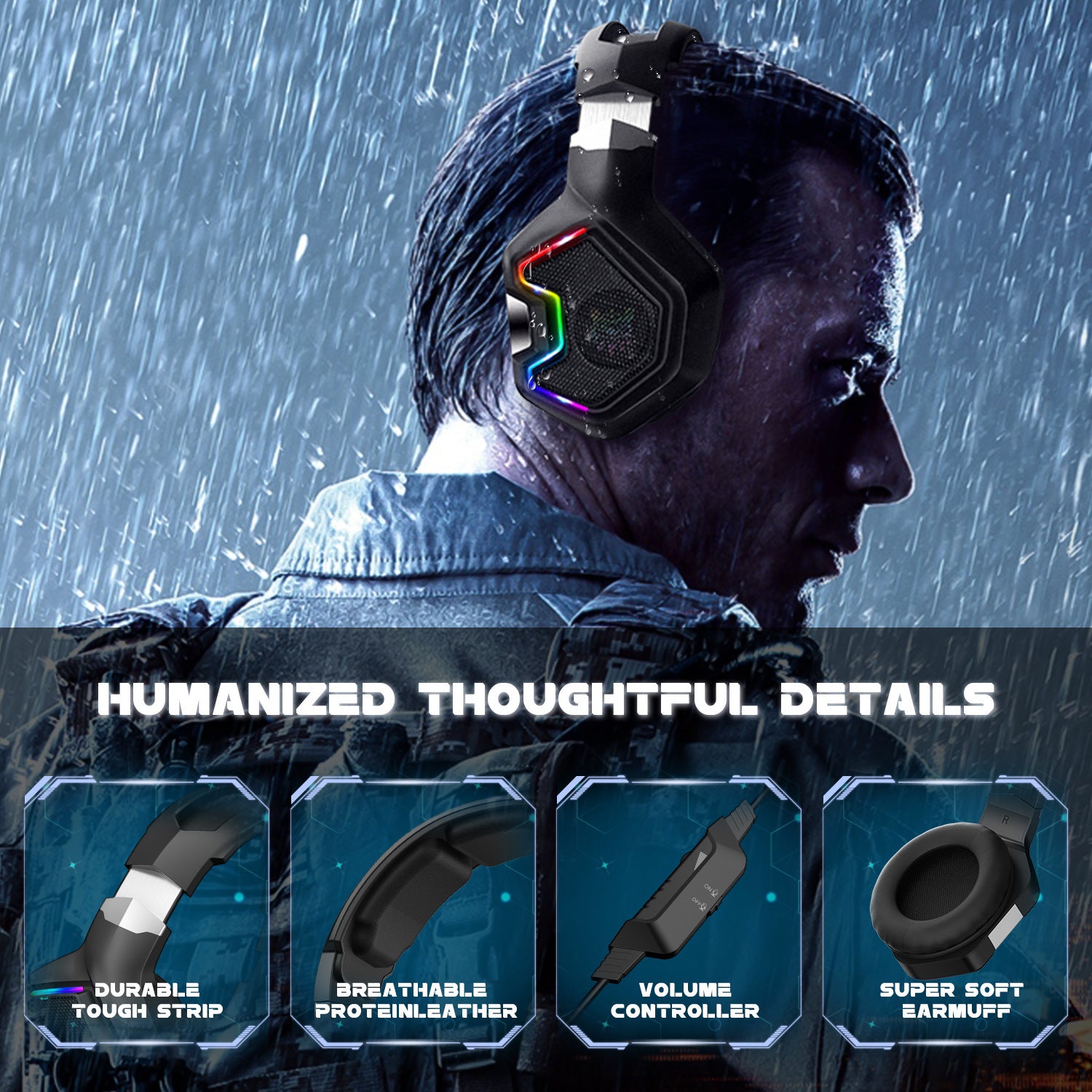 Pro Gaming Headphones with Mic – ONIKUMA K10