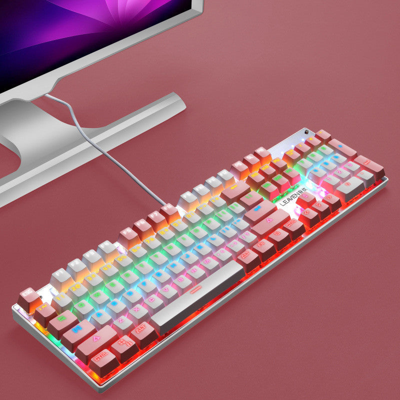 Luminous Punk Keyboard USB Wired Keyboard