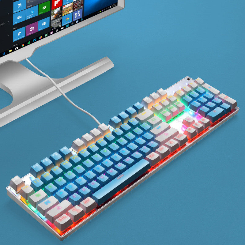 Luminous Punk Keyboard USB Wired Keyboard