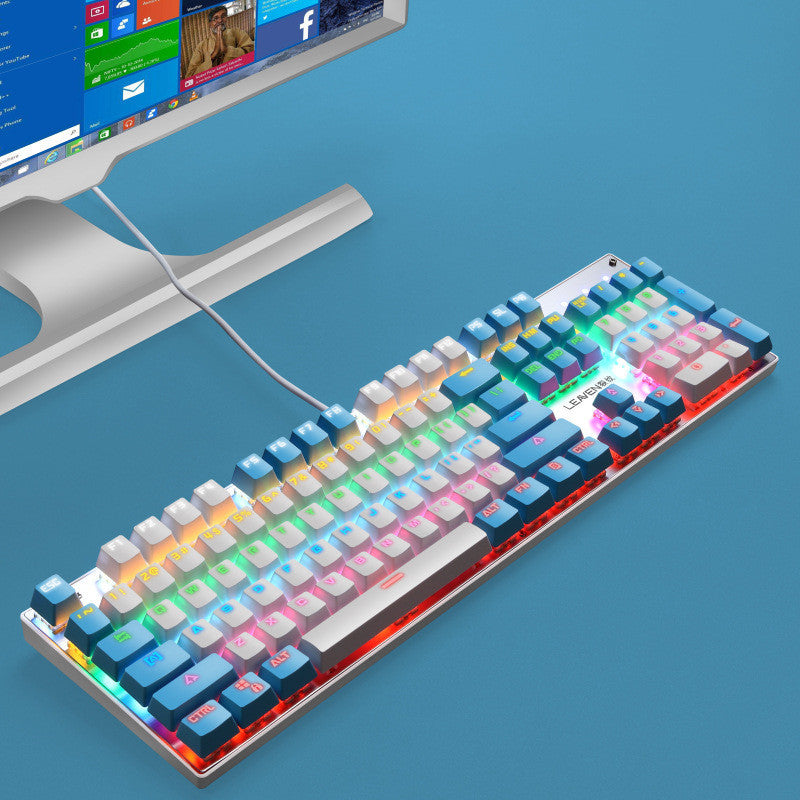 Luminous Punk Keyboard USB Wired Keyboard