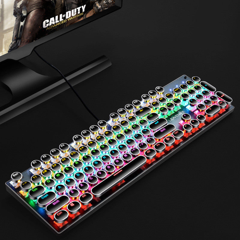 Luminous Punk Keyboard USB Wired Keyboard