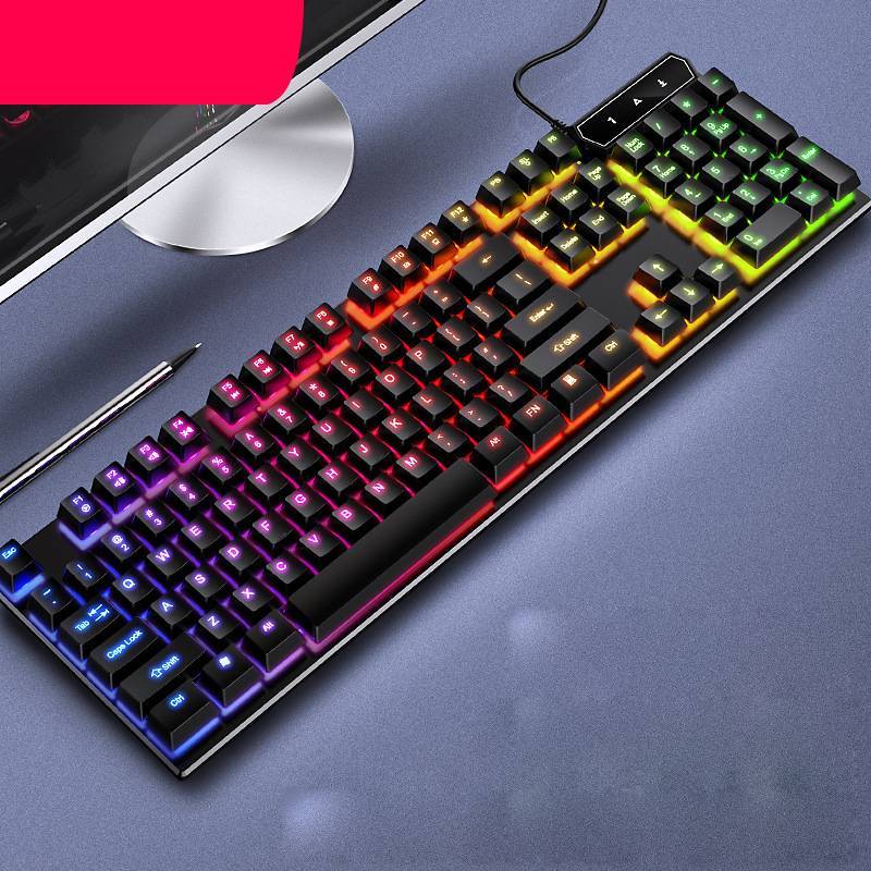 Smooth Mechanical-Style Keyboard – Precision Typing and Gaming Fun Combined