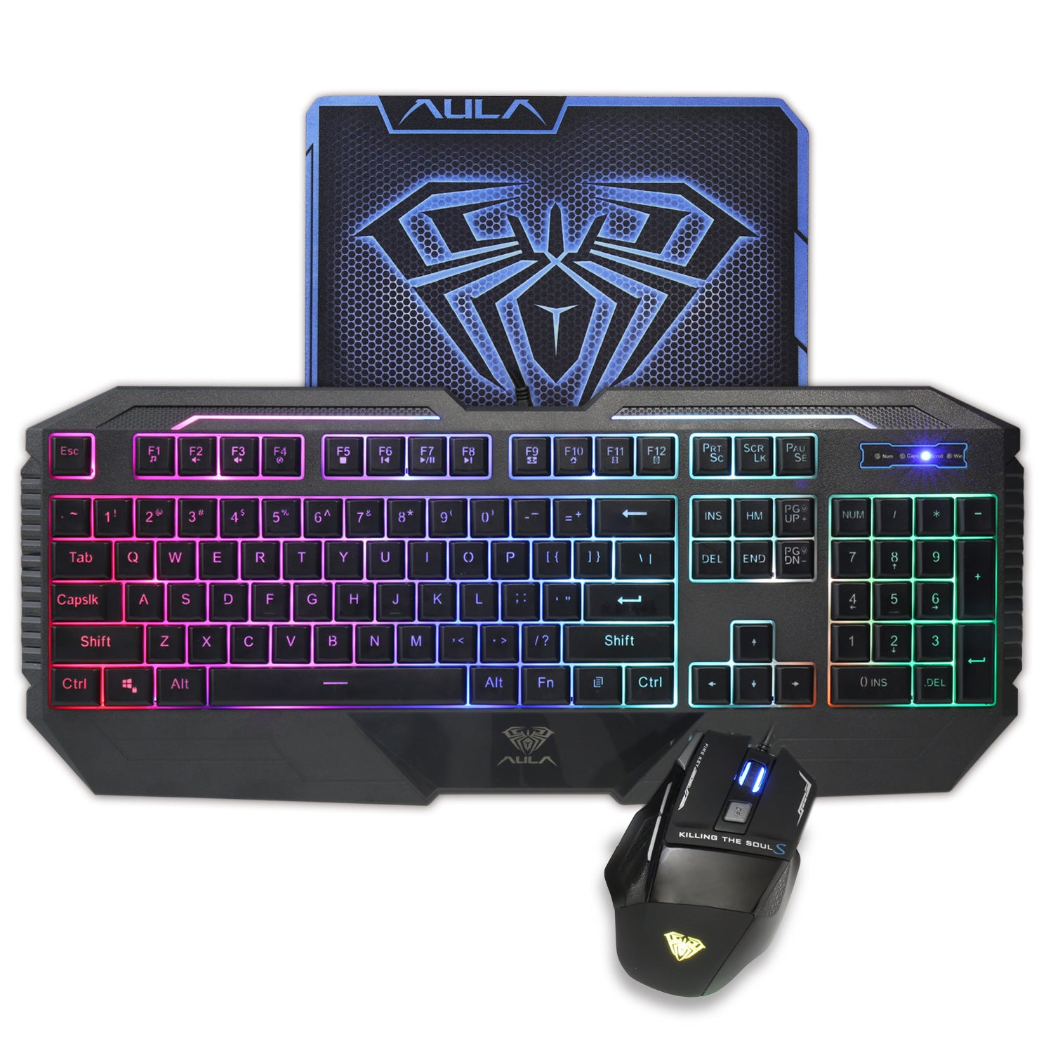 Ultimate Backlit Combo – Precision Typing and Smooth Gaming Control