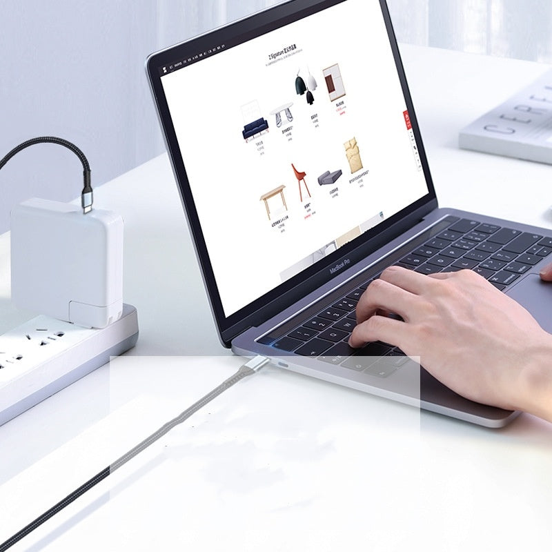 100W PD Fast Charging Cable – Strong, Braided, and Reliable