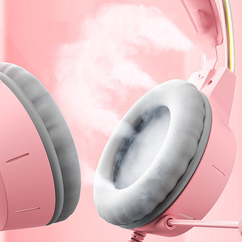 Shine Bright, Play Hard – Fashion RGB Gaming Headset