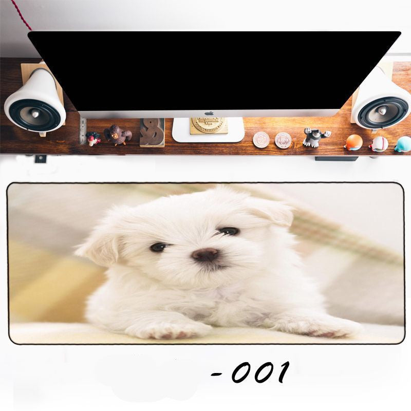 Work Happy – Adorable Puppies Mouse Pad for Dog Lovers