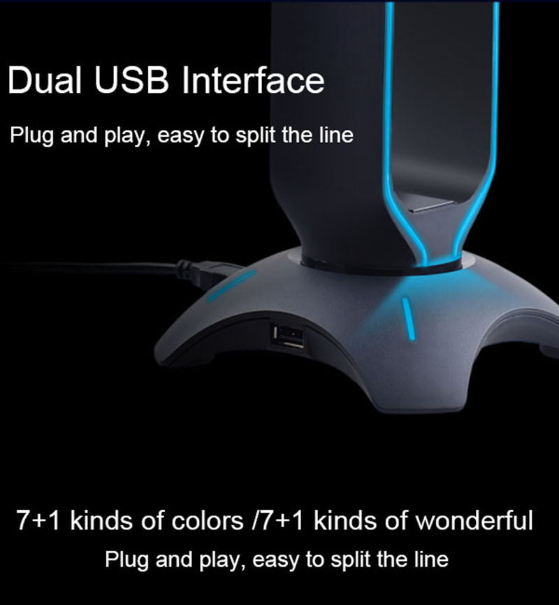 Stylish RGB Gaming Headphone Stand for Your Dream Setup