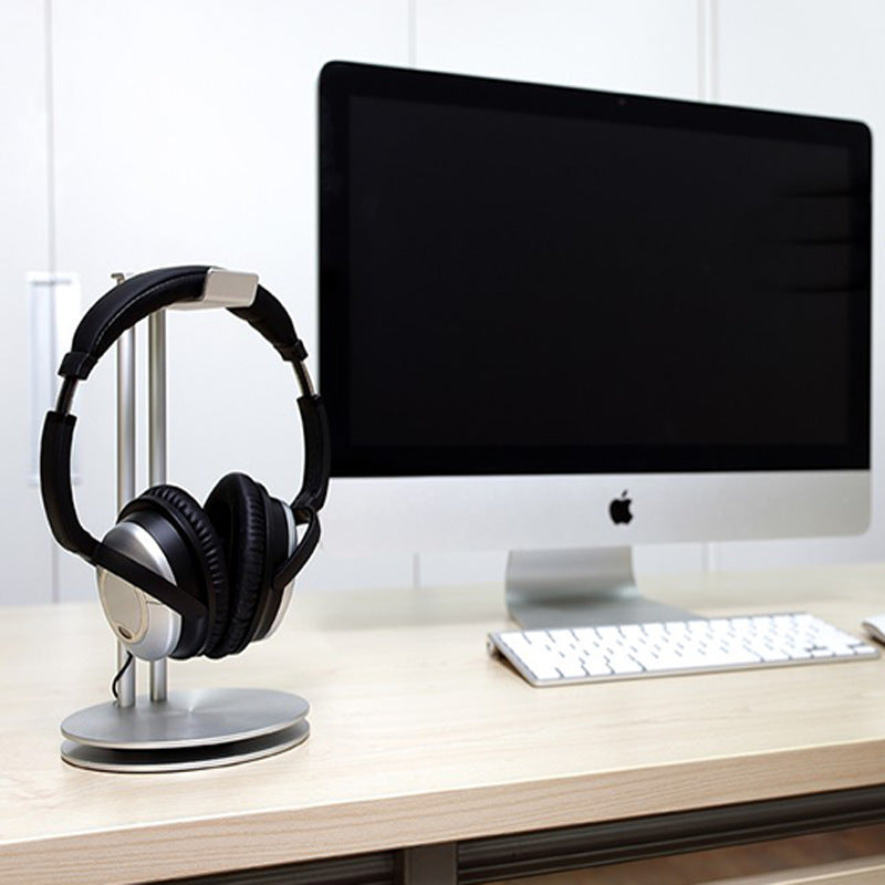 Durable Metal Headset Holder for a Clean, Modern Desk.