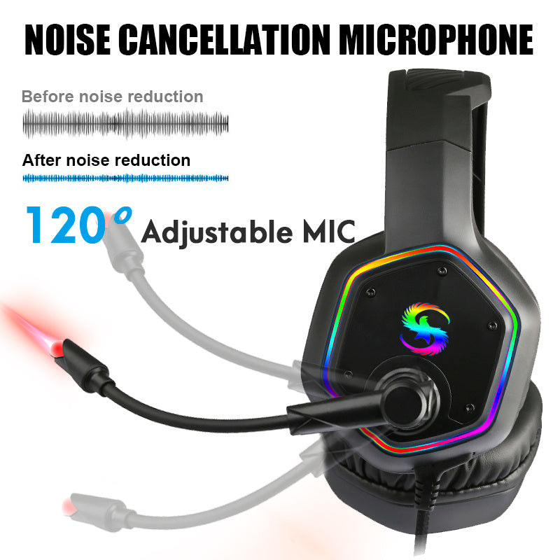 Next-Level 3D Audio Gaming Headphones with Noise Cancellation