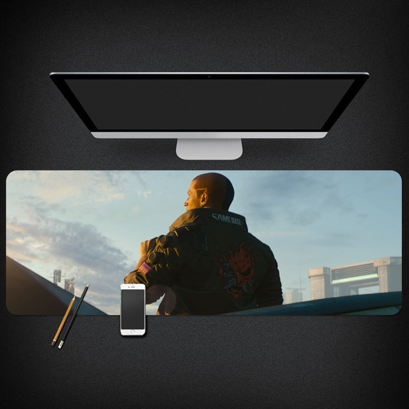 Enter the Future – Cyberpunk Style Mouse Pad for Gamers