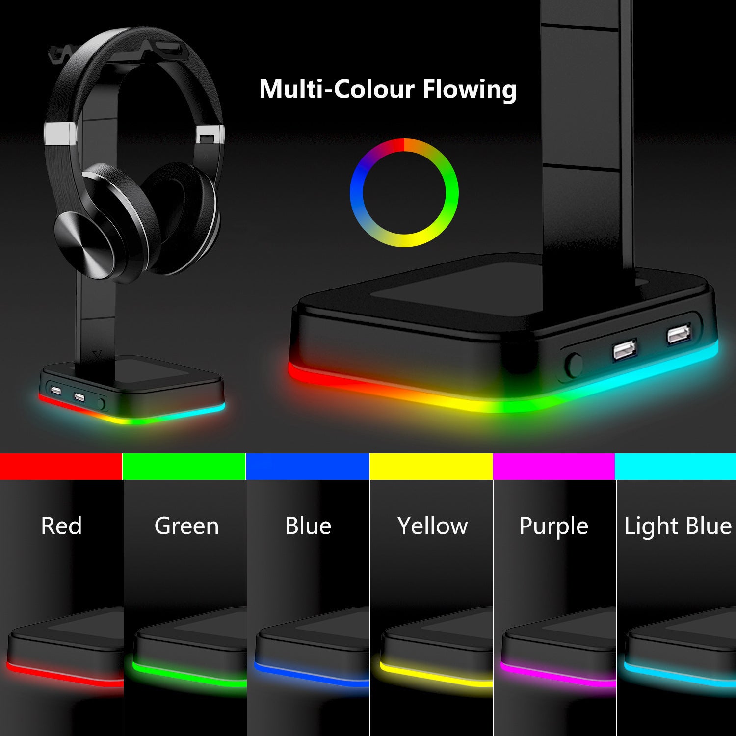RGB Gaming Headset Bracket