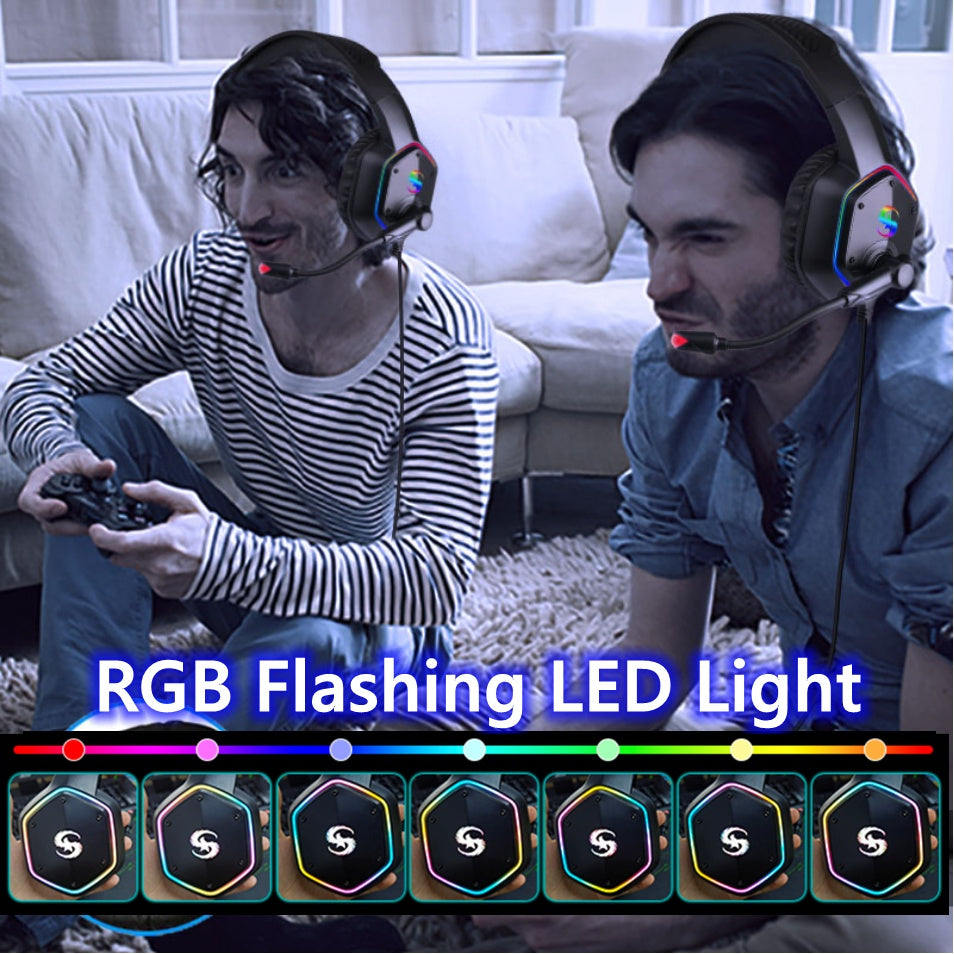 Next-Level 3D Audio Gaming Headphones with Noise Cancellation