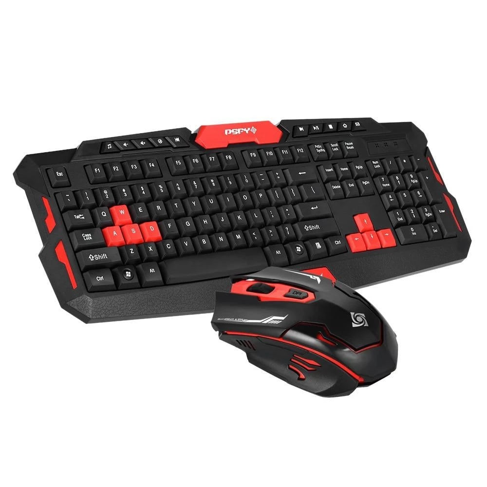 Pro 2.4G Wireless Combo – Waterproof Keyboard, Smooth Gaming Mouse