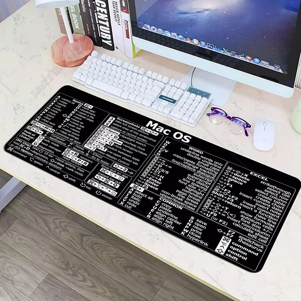 Futuristic Design – Smooth Precision Mouse Pad for Work & Play