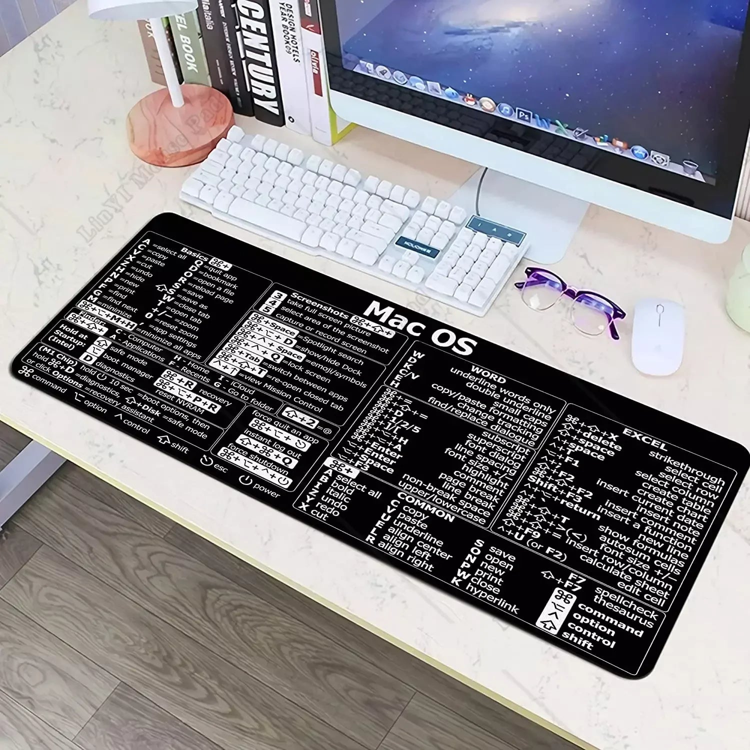 Futuristic Design – Smooth Precision Mouse Pad for Work & Play