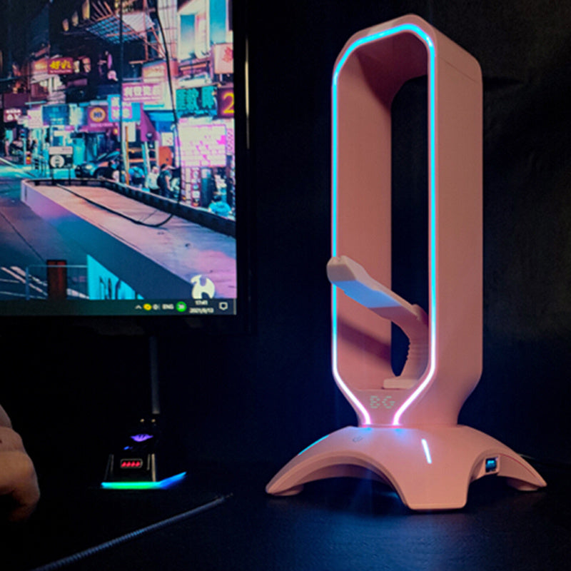 Stylish RGB Gaming Headphone Stand for Your Dream Setup