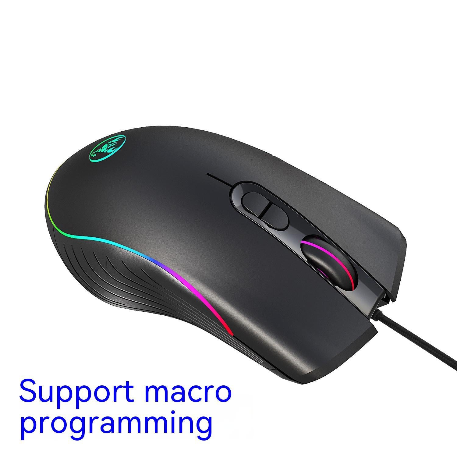 UGlowing Wired Gaming Mouse – Light Up Your Gameplay