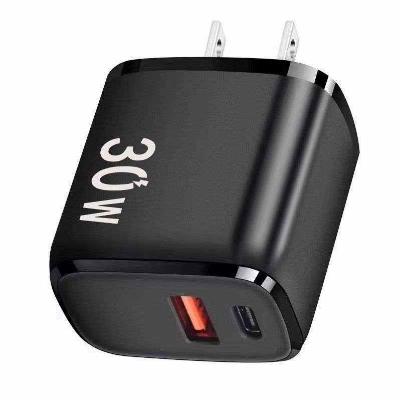 Dual-Port 30W Fast Charger – Power Two Devices Effortlessly