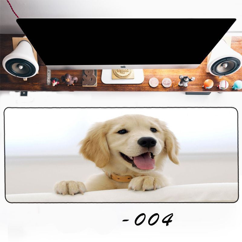 Work Happy – Adorable Puppies Mouse Pad for Dog Lovers