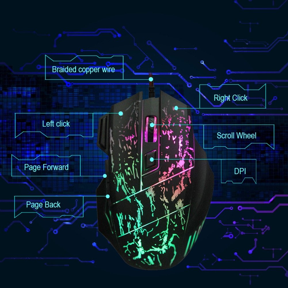 USB Gaming Mouse for Every Battle