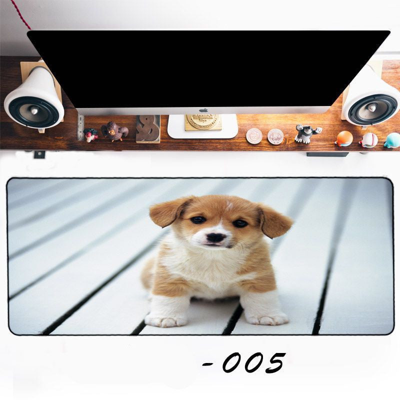 Work Happy – Adorable Puppies Mouse Pad for Dog Lovers