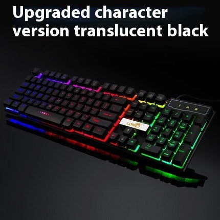 Glowing USB Gaming Keyboard for Stylish, Precise Gameplay