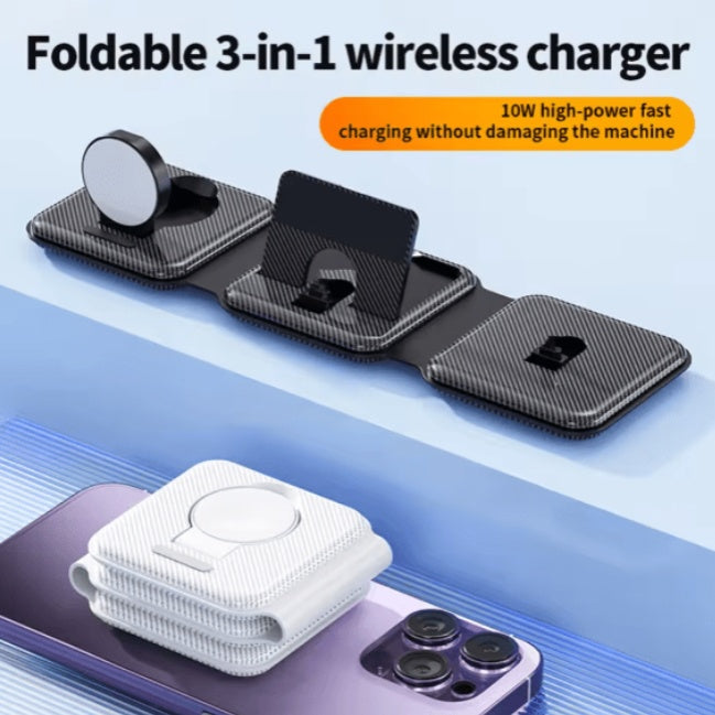 Fast Foldable Wireless Charger – Sleek, Smart & Portable