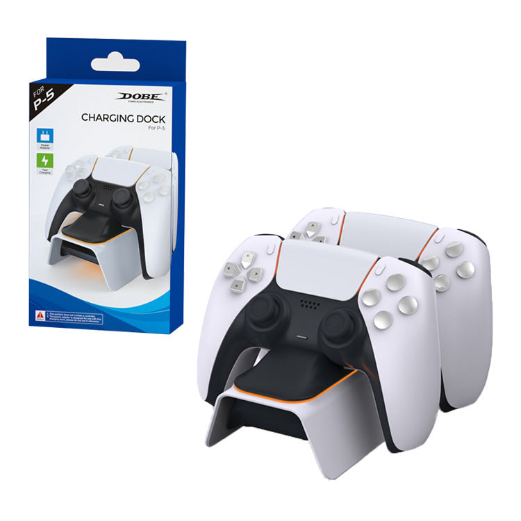 Play More, Wait Less – Dual PS5 Gamepad Charger