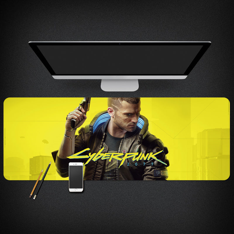 Enter the Future – Cyberpunk Style Mouse Pad for Gamers