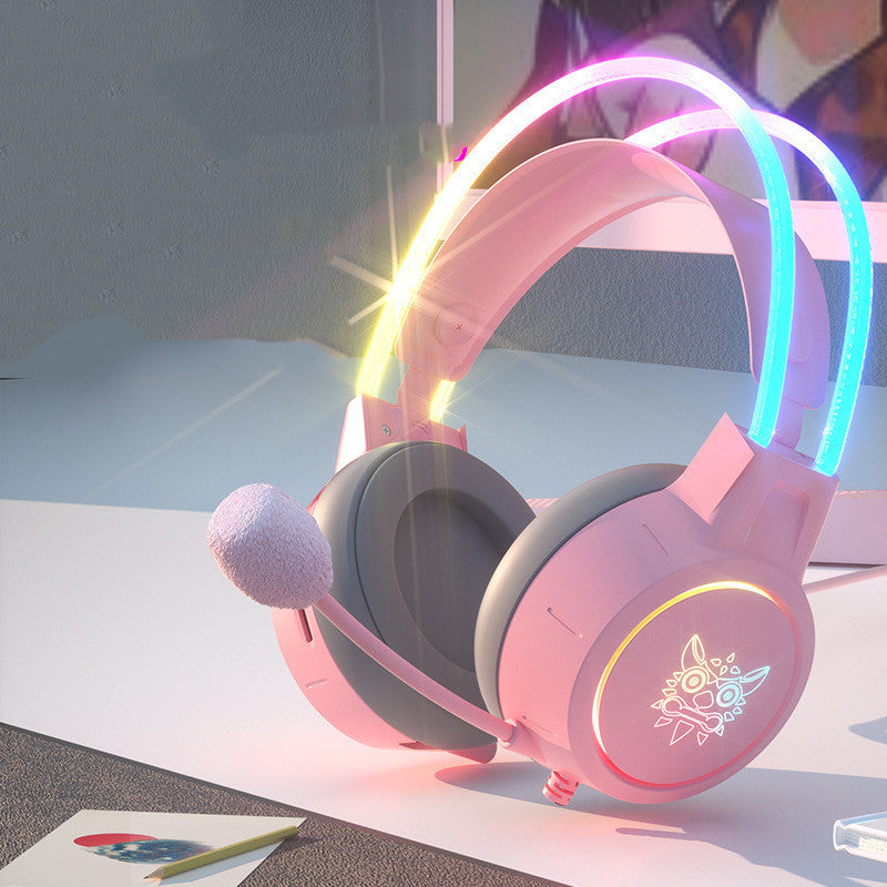 Shine Bright, Play Hard – Fashion RGB Gaming Headset