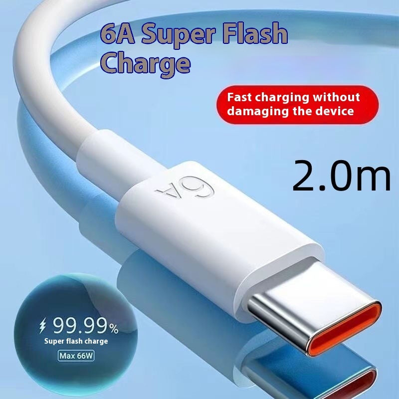 6A Type-C Fast Charging Cable – Power Up in Seconds