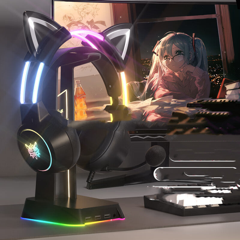 Shine Bright, Play Hard – Fashion RGB Gaming Headset