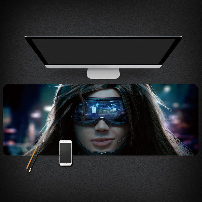 Enter the Future – Cyberpunk Style Mouse Pad for Gamers