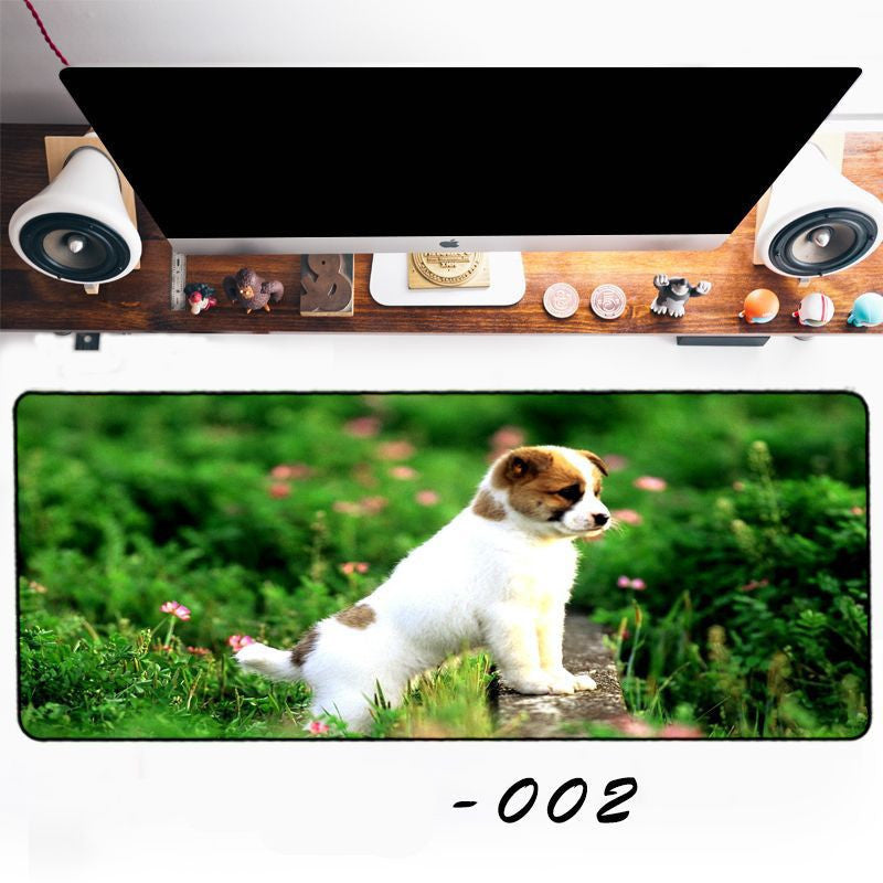 Work Happy – Adorable Puppies Mouse Pad for Dog Lovers