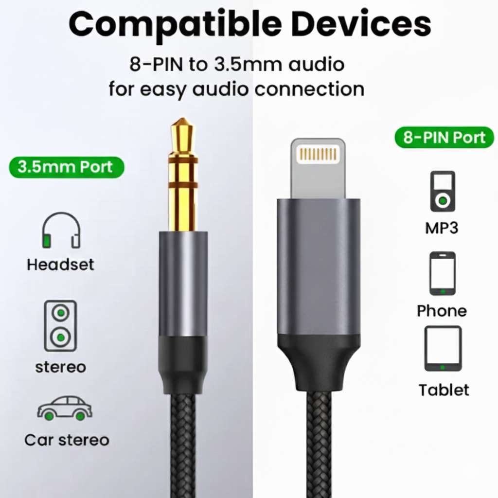 iPhone Car Audio Cable – Enjoy Music Anywhere, Anytime