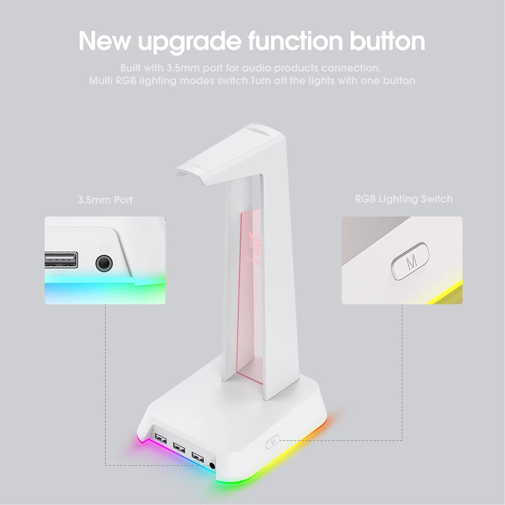 ONIKUMA ST2 RGB Stand – Charge, Display, and Game in Style!