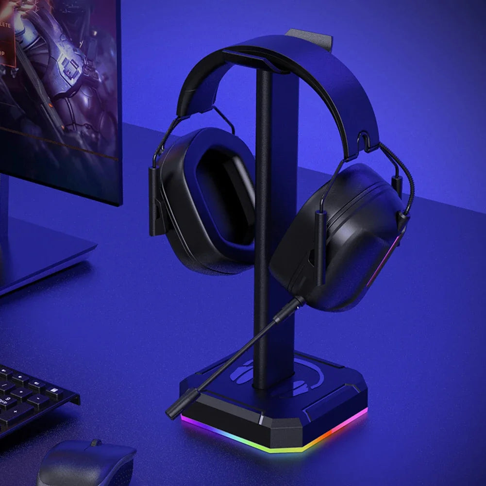 RGB Headphone Stand – Save Space and Brighten Your Desk!