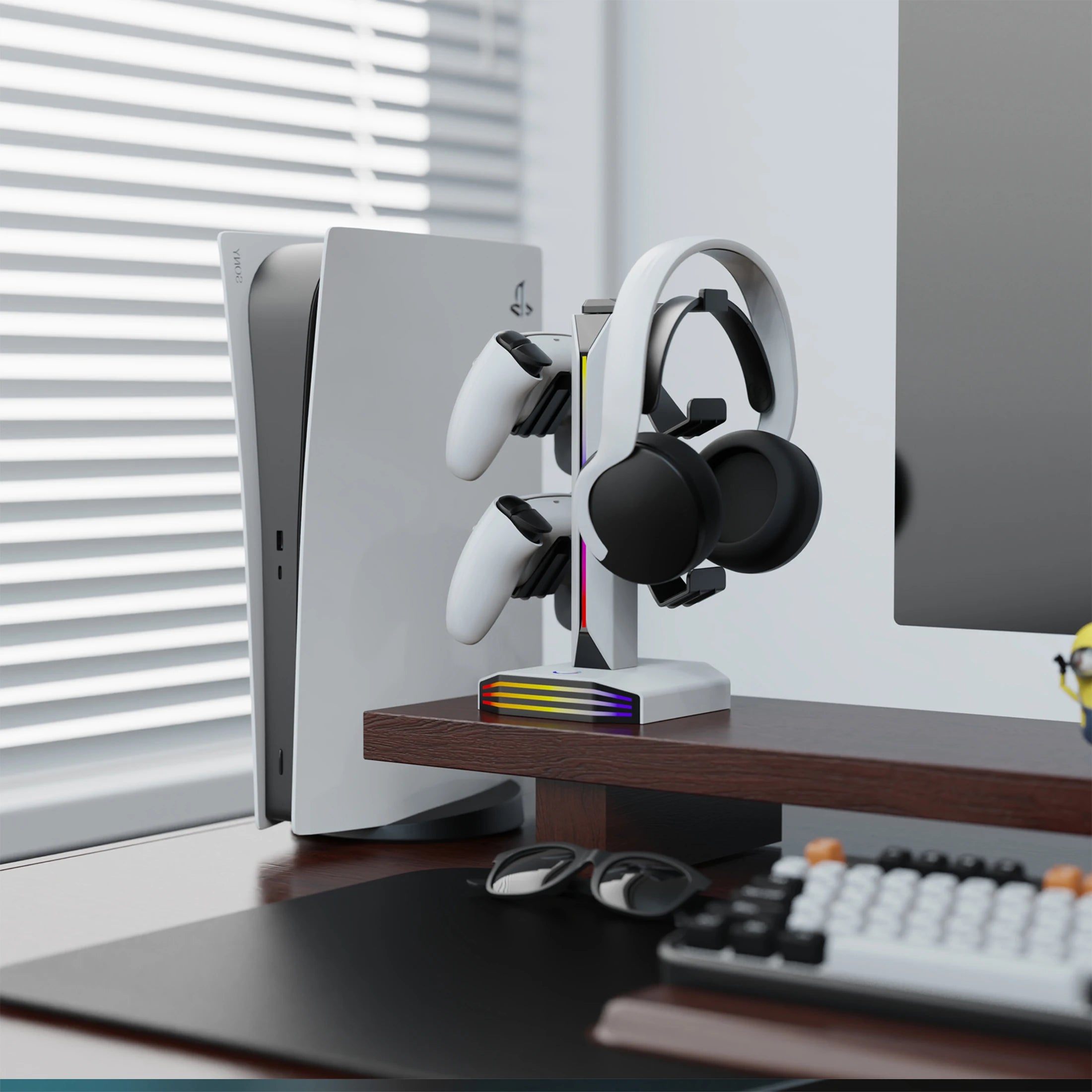 Ultimate Gaming Dock – RGB Glow, USB Ports, Total Style!